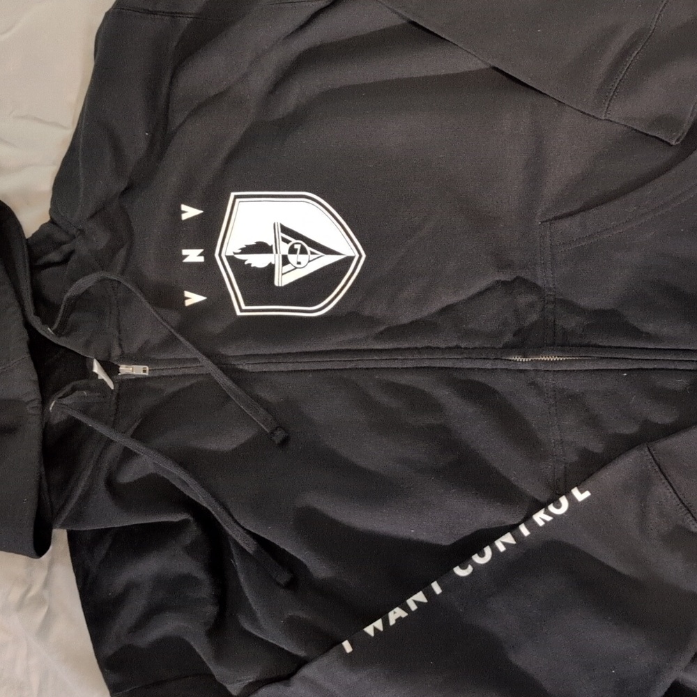 VNV Nation Zip-up Hoodie NWOT - Picture 2 of 4